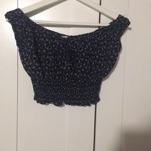 Brandy Melville off the shoulder crop top